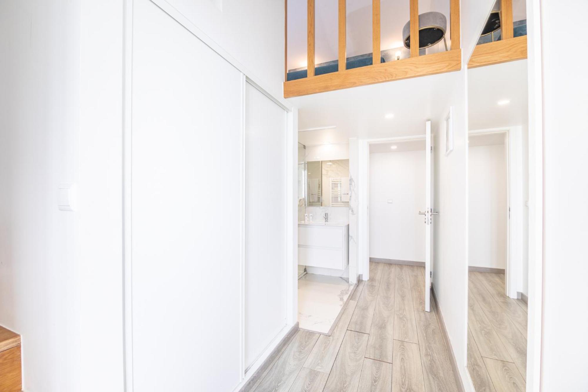 Deluxe Spacious Flats W Mezzanine By Host Wise Apartment ปอร์โต ห้อง รูปภาพ
