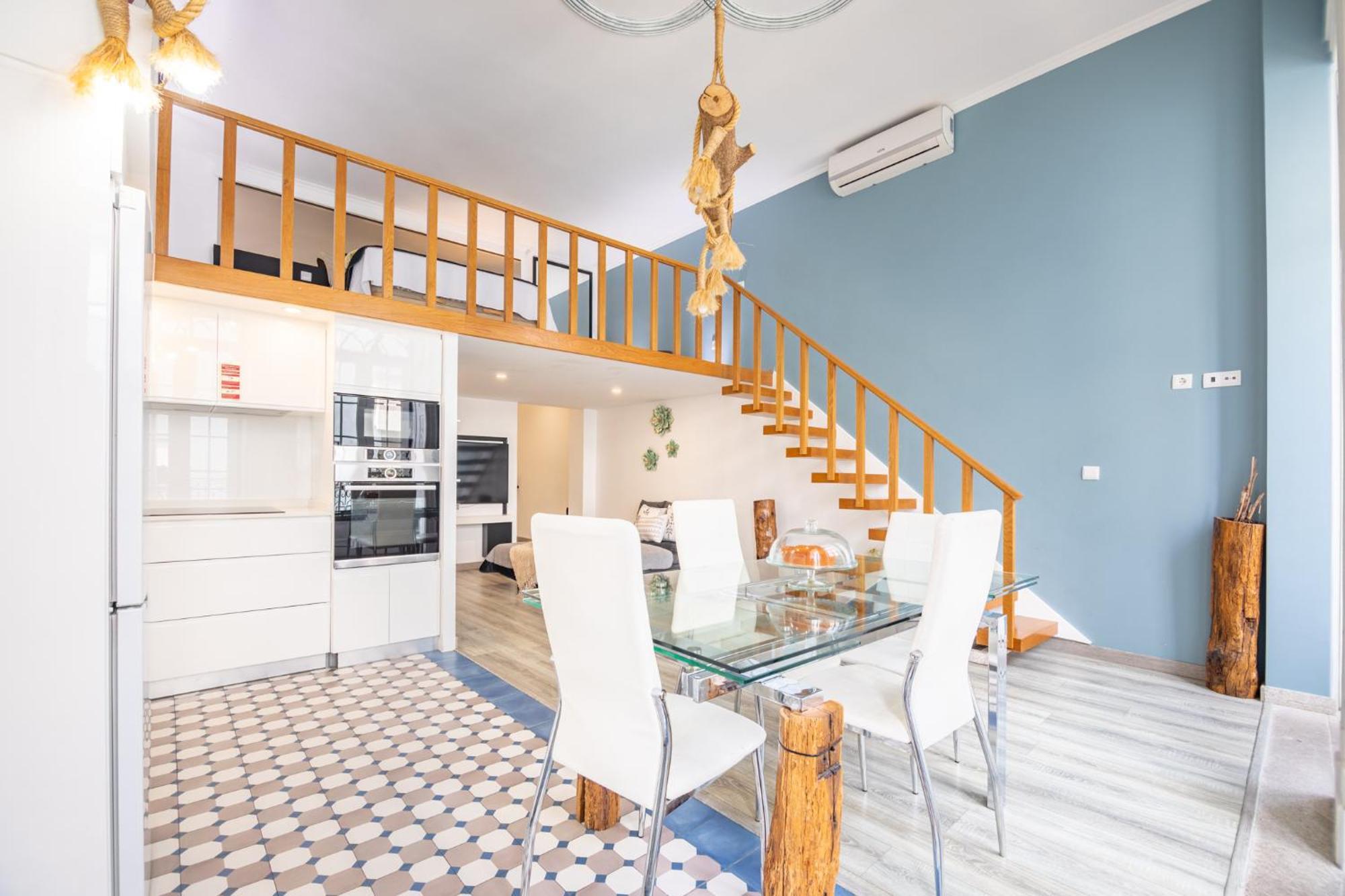 Deluxe Spacious Flats W Mezzanine By Host Wise Apartment ปอร์โต ห้อง รูปภาพ